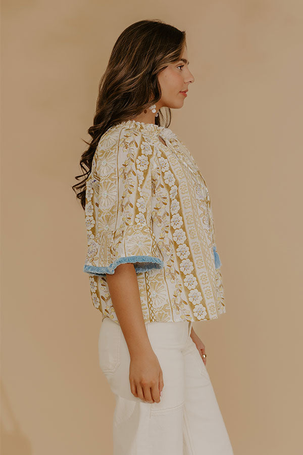 Sweet Intentions Floral Embroidered Top Image - 3