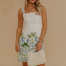 Afternoon in Amalfi Linen Blend Mini Dress Image - 1