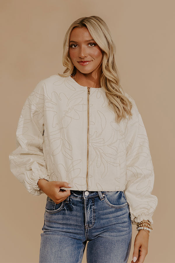Darling Daydream Embroidered Jacket Image - 2