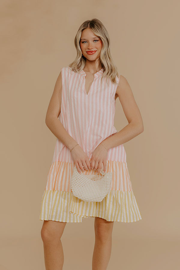 Sweet Surprise Stripe Mini Dress Image - 1