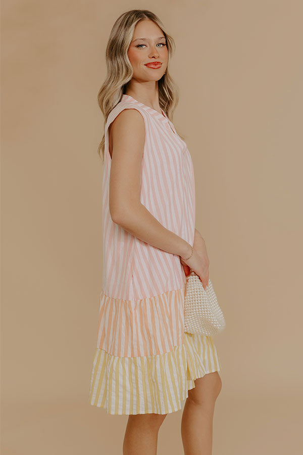 Sweet Surprise Stripe Mini Dress Image - 4