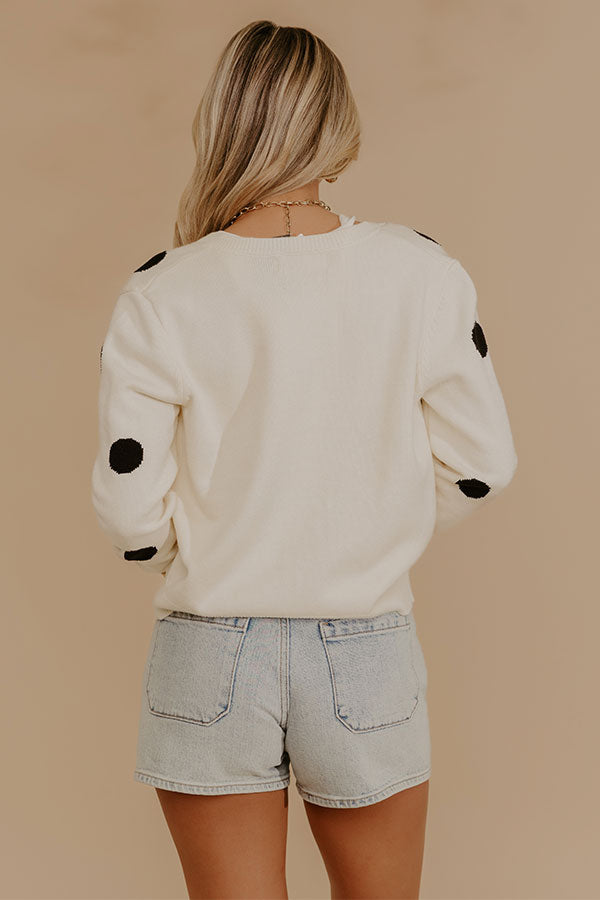 Spotted in Style Knit Cardigan Image - 4