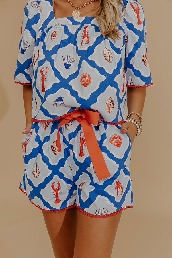 Seashore Chic High Waist Shorts Image - 1