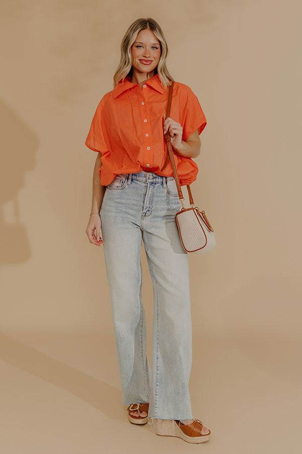 Cheerful Mood Button Up Top Image - 4