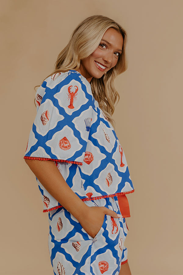 Seashore Chic Shift Top Image - 3