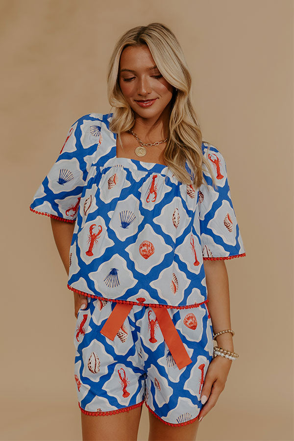 Seashore Chic Shift Top Image - 2