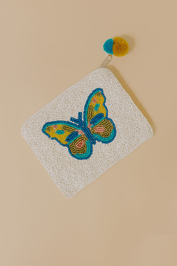 Butterfly Kisses Beaded Coin Purse Image - 2