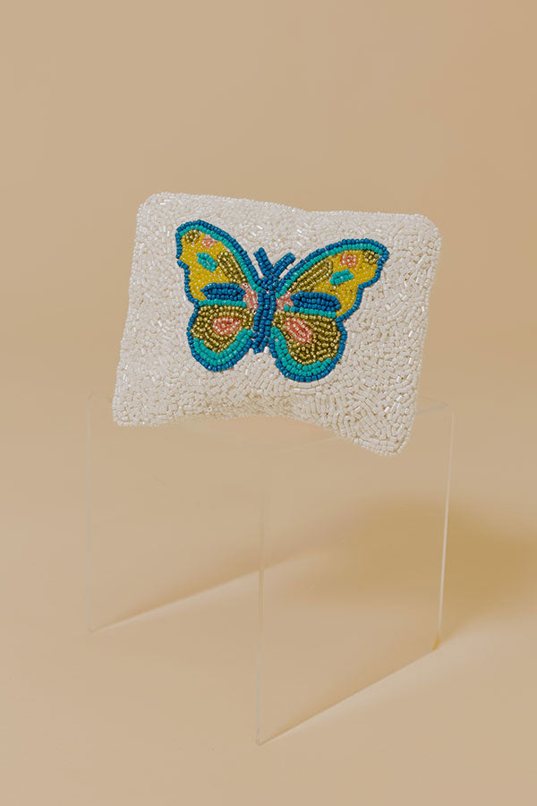 Butterfly Kisses Beaded Coin Purse Image - 1