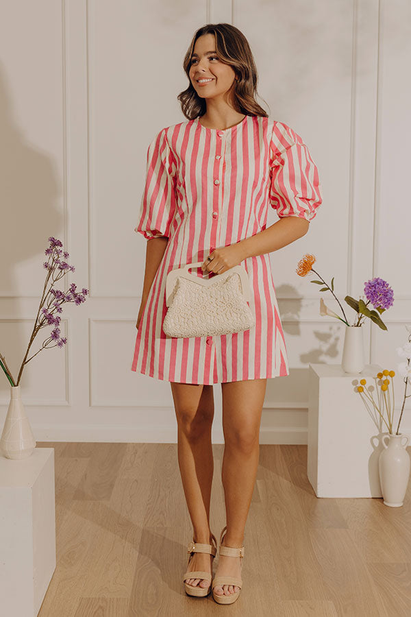 Pretty Little Stripes Mini Dress Image - 4