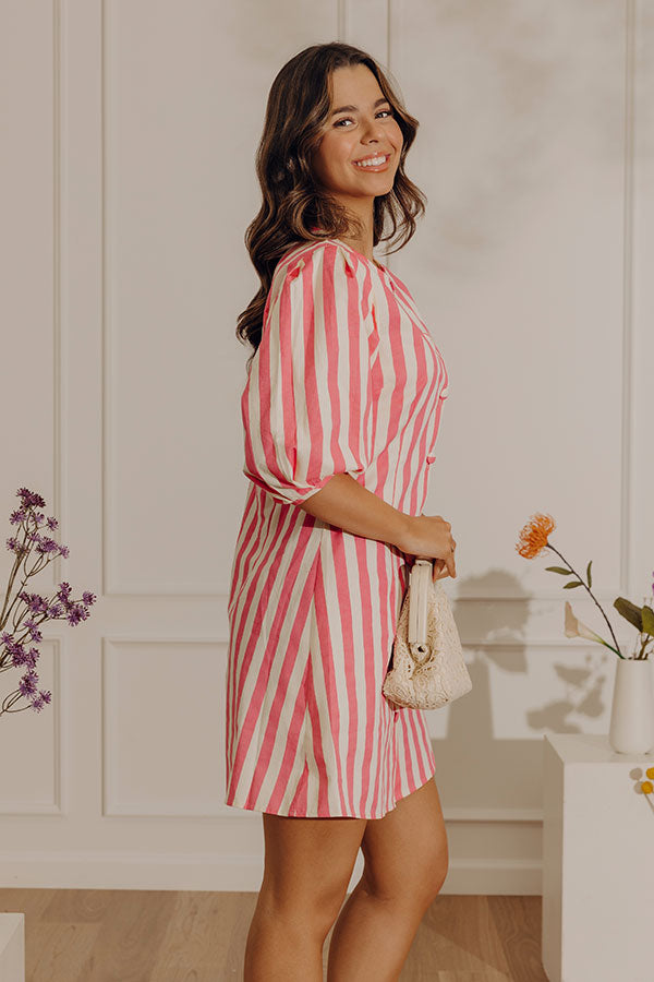 Pretty Little Stripes Mini Dress Image - 2