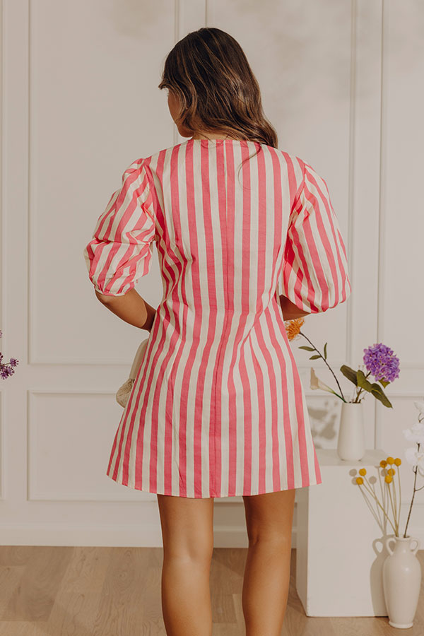 Pretty Little Stripes Mini Dress Image - 3
