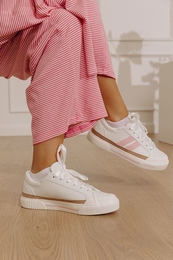 Thats Her Faux Leather Sneaker Image - 1