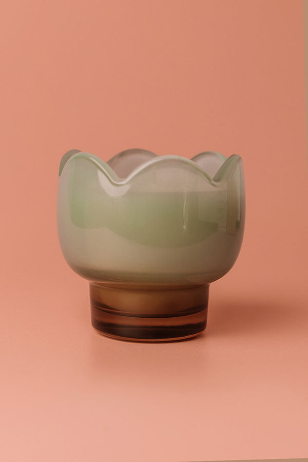 Paddywax Tulip Glass Candle in Wisteria and Willow Image - 1