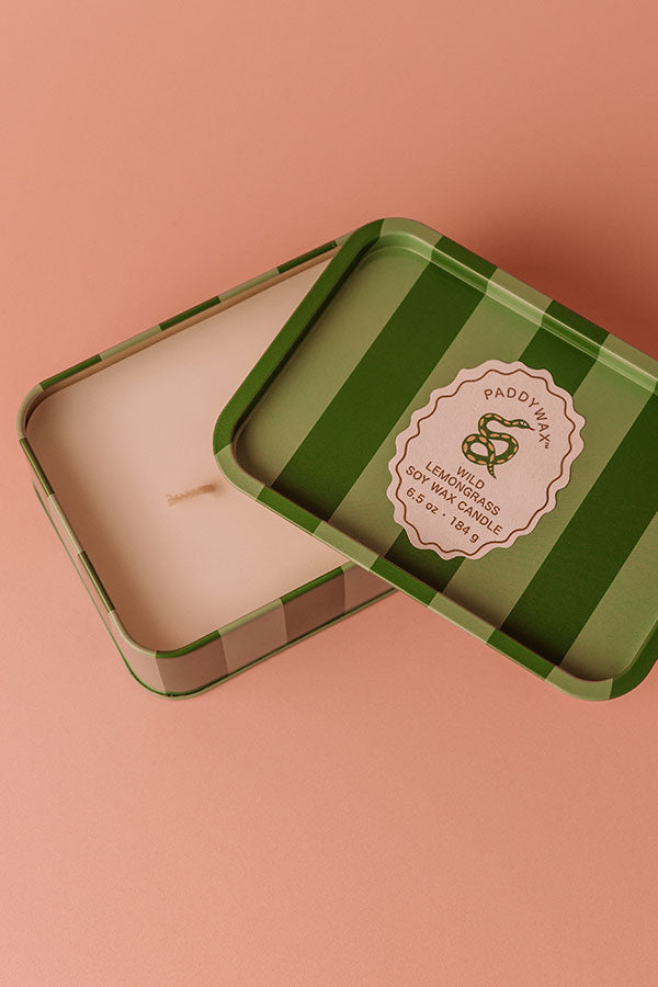 Paddywax A Dopo Tin Candle in Wild Lemongrass Image - 1