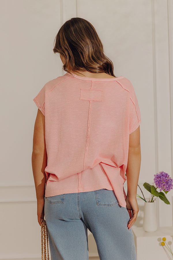 Just Right Oversized Slub Tee Image - 3