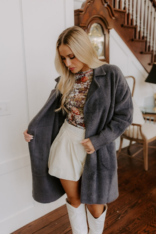 Southern Charm Floral Maxi Dress in Sky Blue Image - 1