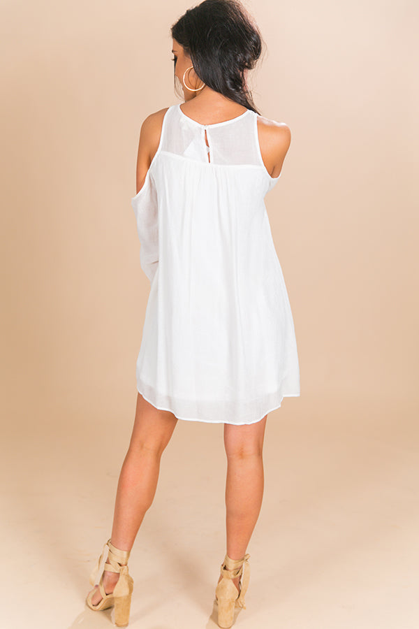 Away We Go Cold Shoulder Dress • Impressions Online Boutique