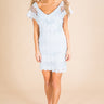 He Calls Me Love Crochet Dress in Sky Blue Image - 1