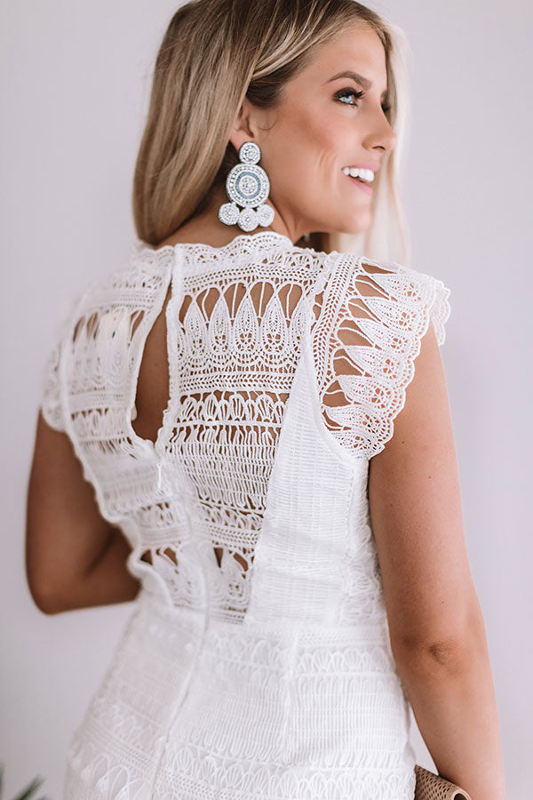 Here For The Rose Crochet Dress Image - 5