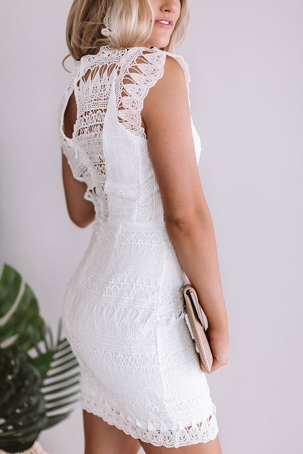 Here For The Rose Crochet Dress Image - 4