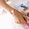 Street Chic Bracelet Set in Peach Image - 1