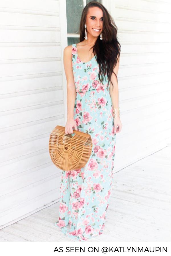 The Coralie Maxi in Wanderlust Floral Chiffon Image - 3