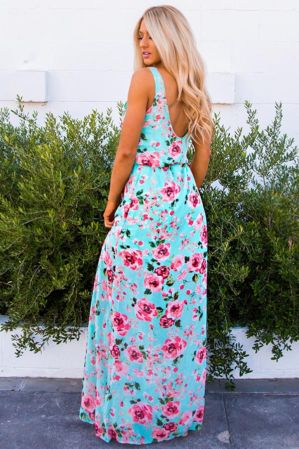 The Coralie Maxi in Wanderlust Floral Chiffon Image - 1