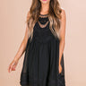 Simple Pleasures Crochet Dress In Black Image - 1
