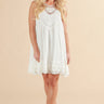 Simple Pleasures Crochet Dress In White Image - 1