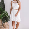 Quick To Stare Crochet Dress in Ivory Image - 1
