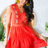 Coast To Coast Cutie Embroidered Dress in Fiesta Image - 1
