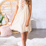 Something Borrowed Crochet Dress in Cream Image - 1