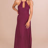 Sunset Ridge Maxi Dress in Maroon Image - 1