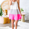 Ready Or Not Color Block Dress in Pink Image - 1