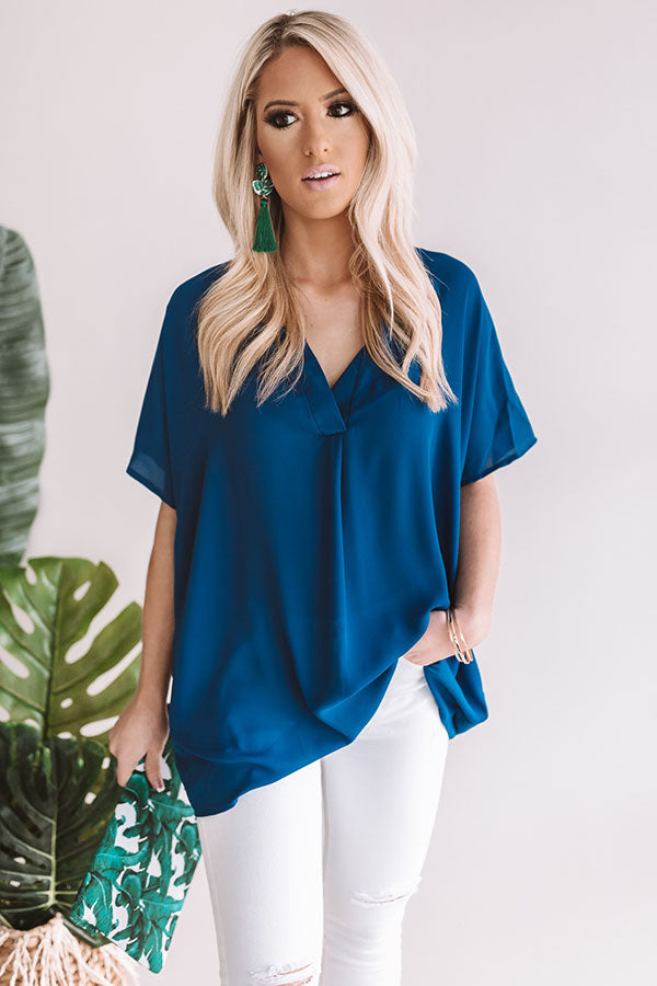 Light Up The Night Tunic in Royal Blue • Impressions Online Boutique