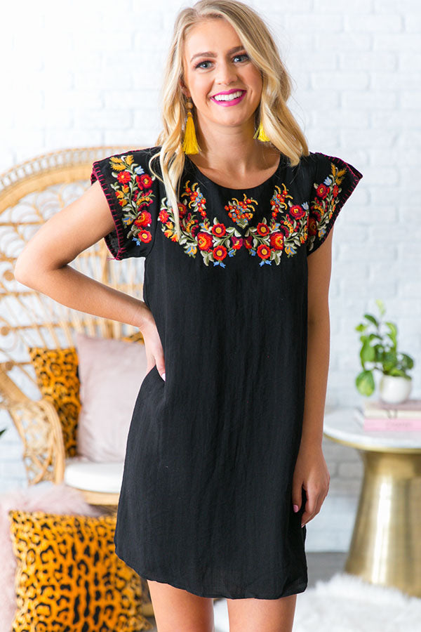 Finding Forever Embroidered Shift Dress