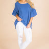Oh So Swept Away Shift Top in Airy Blue Image - 1