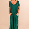 Beachy Keen T-Shirt Maxi in Hunter Green Image - 1