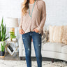 Warm Fuzzy Feelin' Sweater in Iced Mocha Image - 1