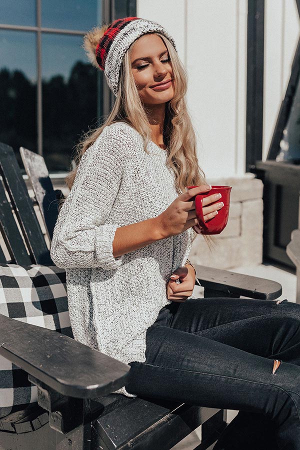VINEYARD STROLL IVORY WOVEN TOP