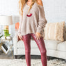 Eye Candy Tunic Sweater in Birch Image - 1
