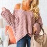 All The Goals Chenille Sweater in Blush Image - 1