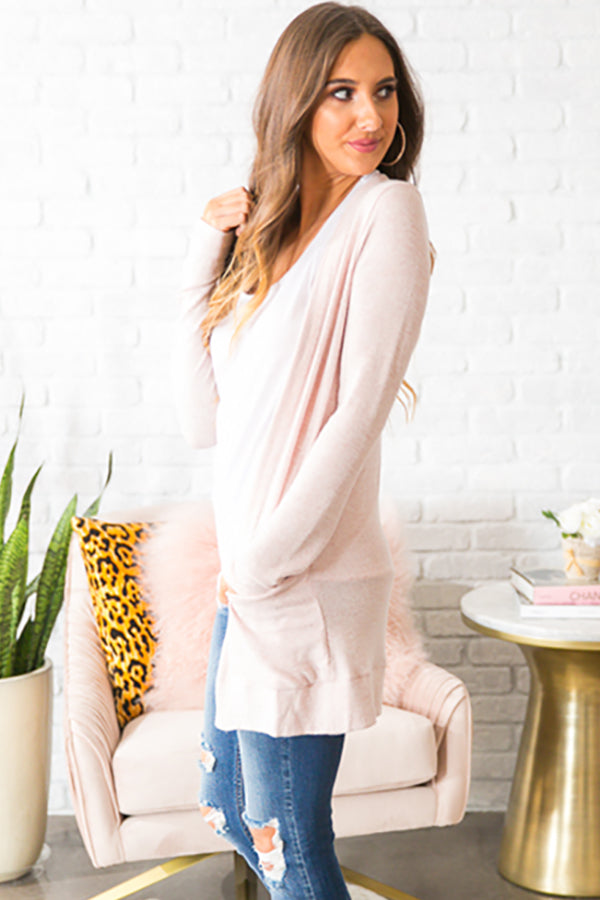 Call Me Cozy Cardigan in Pink Image - 2