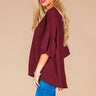Oh So Swept Away Shift Top in Merlot Image - 1