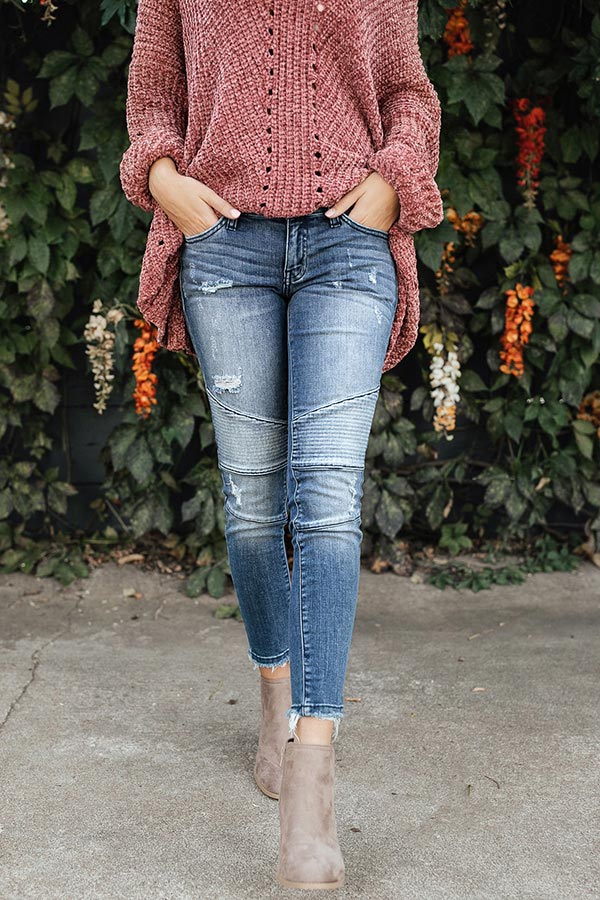 KanCan Living Legendary Moto Skinny in Dark Wash Image - 1