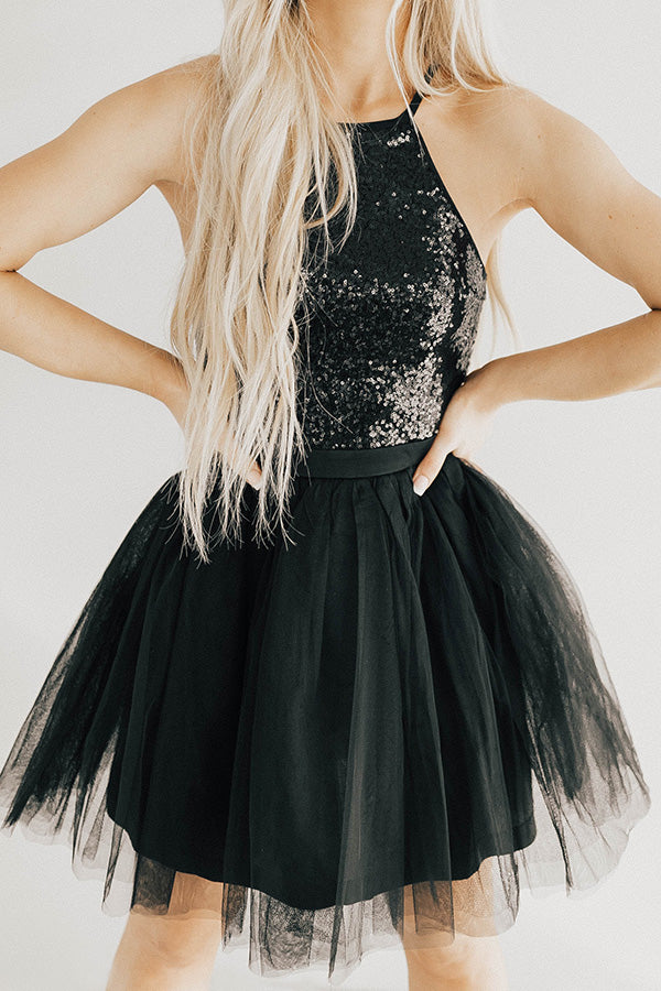 Blaire Beautiful Sequin and Tulle Dress