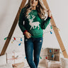 Evergreen Bliss Shift Sweater in Green Image - 1