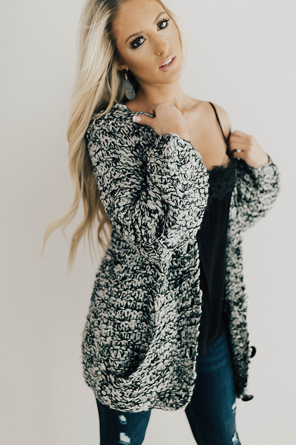 Heaven Sent Knit Cardigan in Grey Image - 1