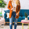 The Supermodel Cardigan in Rust Image - 1