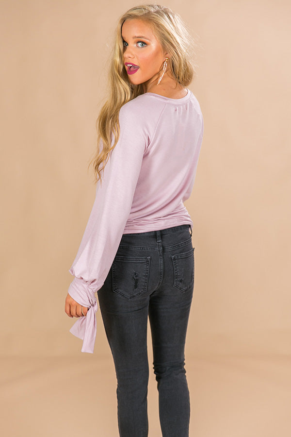 Girl's Weekend Sweatshirt in Blush Image - 5